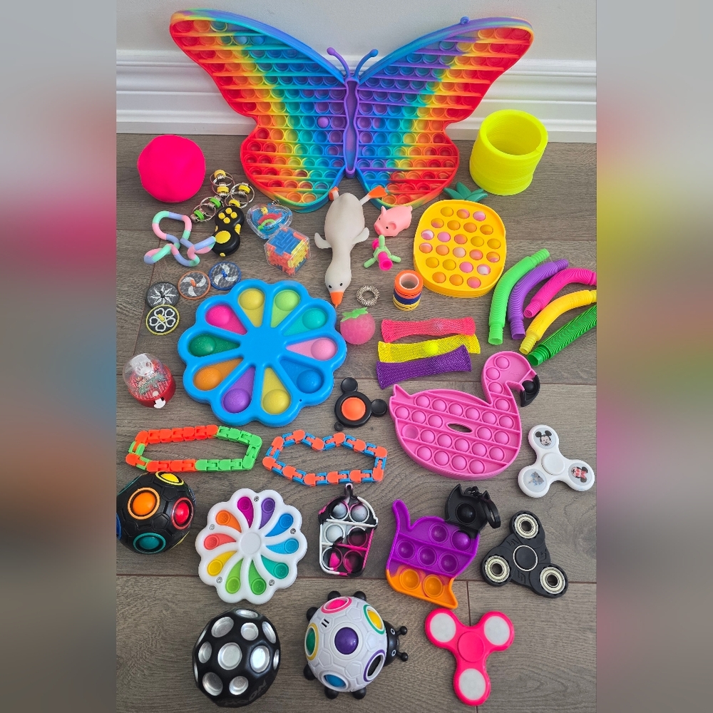 Colourful collection of Fidget /Sensory Toys